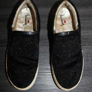 Faux Fur Slip on Sneakers